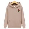 Women Long Sleeve Hoodie Flower Printed Creativity Crewneck Clothing Fashion Oversize Sweatshirt Crewneck