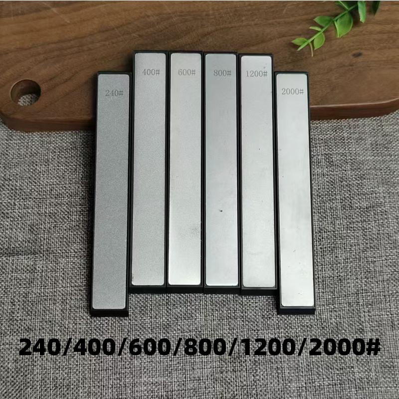 6pcs Diamond Sharpening Stone Knife Sharpener Replacement Fixed Angle System Grinding Bar Diamond Whetstone Oil Stone