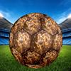 1pc Golden Ram Zodiac Theme Soccer Ball Football, Size 5, Lightweight PVC, Durable Outdoor Training Soccer Ball, Gift m61467