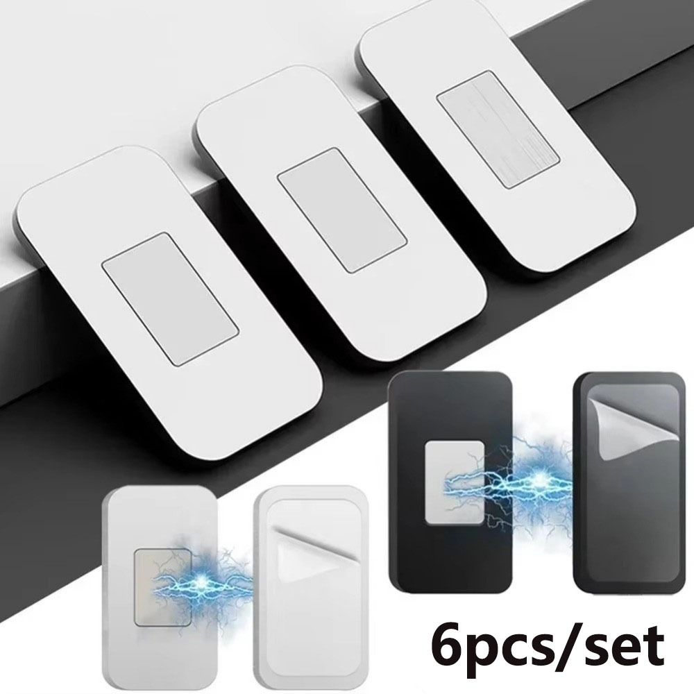 6Pcs/set Strong Magnetic Door Closer Self-adhesive Door Attraction Patch Drawer Stops