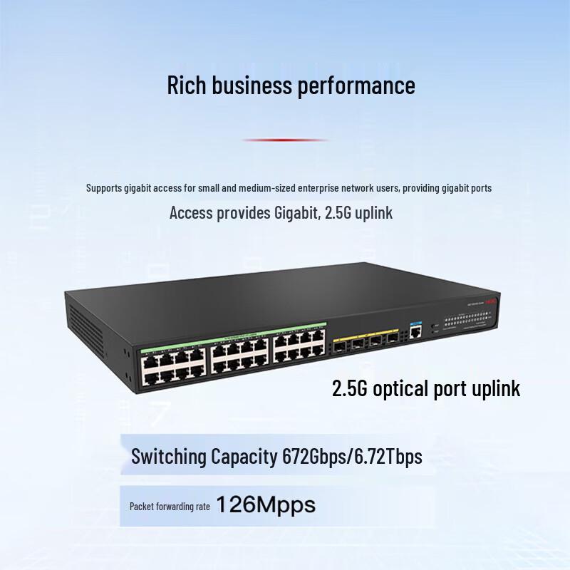 H3C RS5100-24FP4MS 24-Port Gigabit Managed PoE Switch