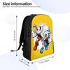 Cuphead Mugman Travel Camping Work Backpack for Womens/Mens Gifts Basic Daypack Cartoon Anime Computer Bags-LDYH384