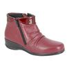Womens/Ladies Softie Leather Ankle Boots