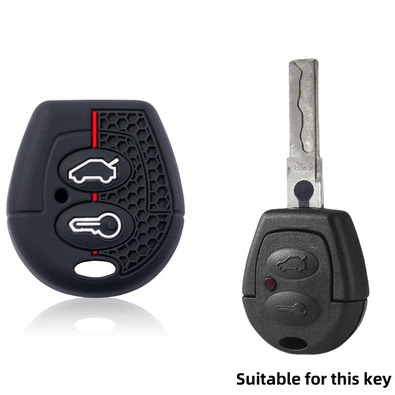 Колпачки для ключей автомобиляЧехол для ключа для Seat Leon Ibiza Cordoba Altea Toledo Sharan Для Skoda Octavia Mk1 Для Volkswagen VW Fox Чехол Брелок