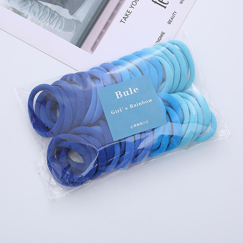 25 шт. Разноцветные хлопковые эластичные резинки для волос для женщин и мужчин