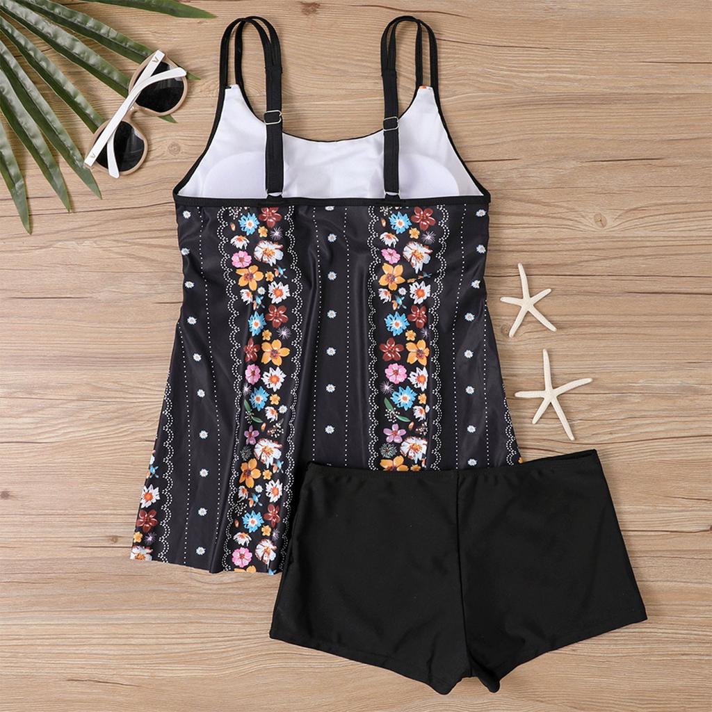 Женский сексуальный приталенный купальник с принтом на слинге и раздельном бикини плюс размер купальника (Два куска)