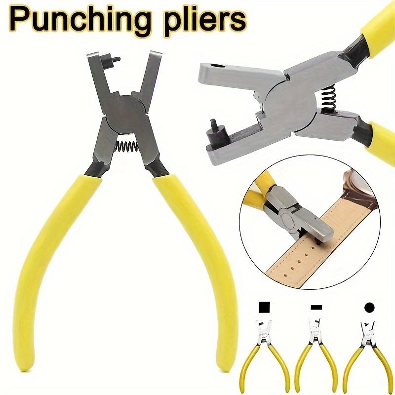 Watch Band Leather Hole Punch Plier Universal 2.0mm Hand Strap Wrist Belt Puncher Pliers Repair Tools Suitable for Thin Belts,Dog Collars, Shoes, Home