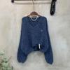 C S In The Room Women GuVa Wool Pendant V neCk Balloon Long SleeVe Knit 3Color C