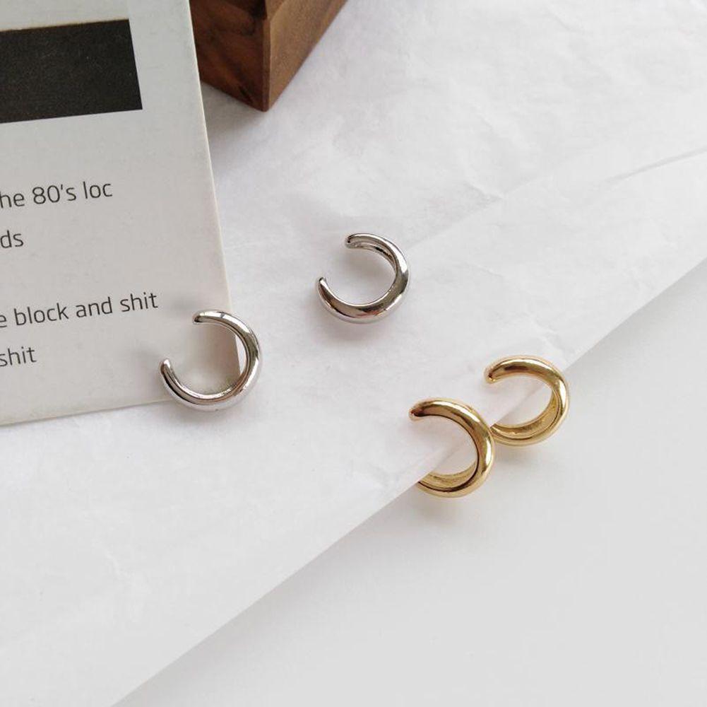 Серьги-клипсы женские металлические на хрящ, набор корейских сережек для женщин, клипсы для ушей