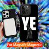 Чехол для телефона K-Kanye YE W-West Для iPhone 16,15,14,13,12,11,Pro,Max,Plus,Mini,SE Новый Магнитный Беспроводной Зарядник MagSafe