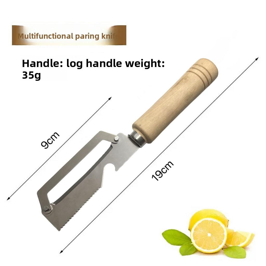 Овощечистка из нержавеющей стали Многофункциональный кухонный инструмент для моркови, картофеля и овощей с толстой кожурой
