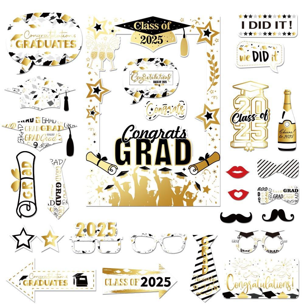 Grad Celebrations Graduation Frame Banner Party Decorations  Graduation Season