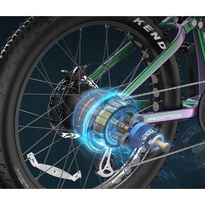 Vélo électrique DUOTTS E26 55km/h 1000W 48V 20Ah 120km MTB Pratique pour voyager et se garer Vert
