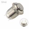 Multicolor Ring Waterproof 12mm Metal Momentary Push Button Switch