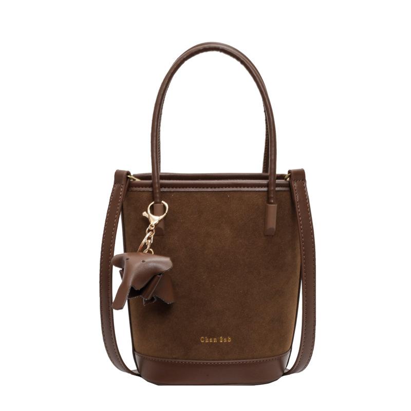 Сумки красного вина для женщин универсальная мини-сумка на плечо простые сумки через плечо замшевые буквы винтаж