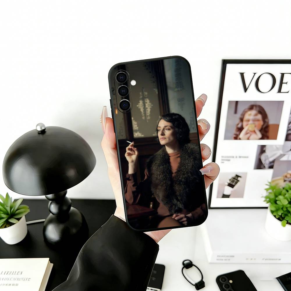 P-B-Lizzie Stark Phone Case Black Silicone Soft For Samsung Galaxy A73,A72,A71,A70,A53,A52,A51