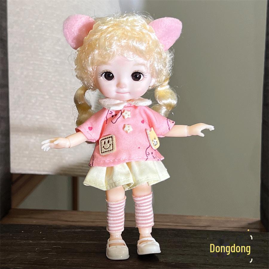 8-дюймовый комплект одежды и макияжа для куклы BJD Princess — идеальный подарок на день рождения для девочек