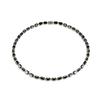 Women Men Fashion Artificial Hematite Hexagonal Prism Beads Magnetic Necklace