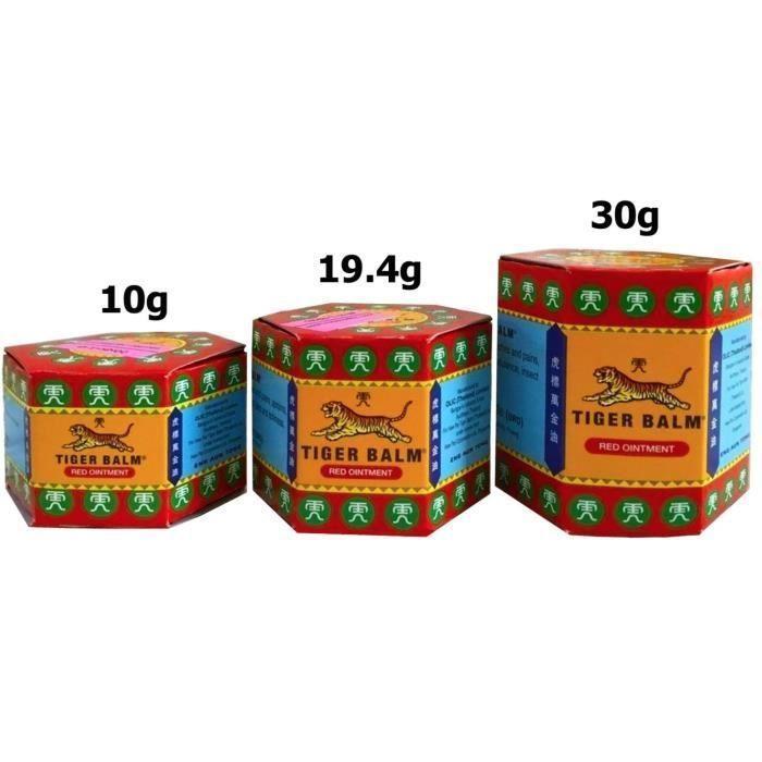 Baume du Tigre - Tiger Balm - Rouge - 30g - Pour muscles et articulations - Mixte