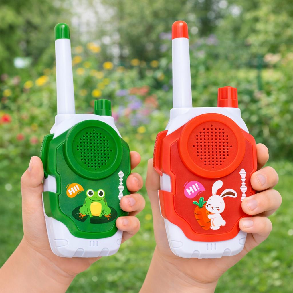 [PACZA] Set of 2 walkie-talkies for children, range up to 50m, battery-powered, Z3321
