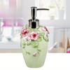 Soap Dispenser Refillable 3D Pump Flower Garden Soap Dispenser Resin Bottle Disinfectant Classic Design for Kitchen Bathroom