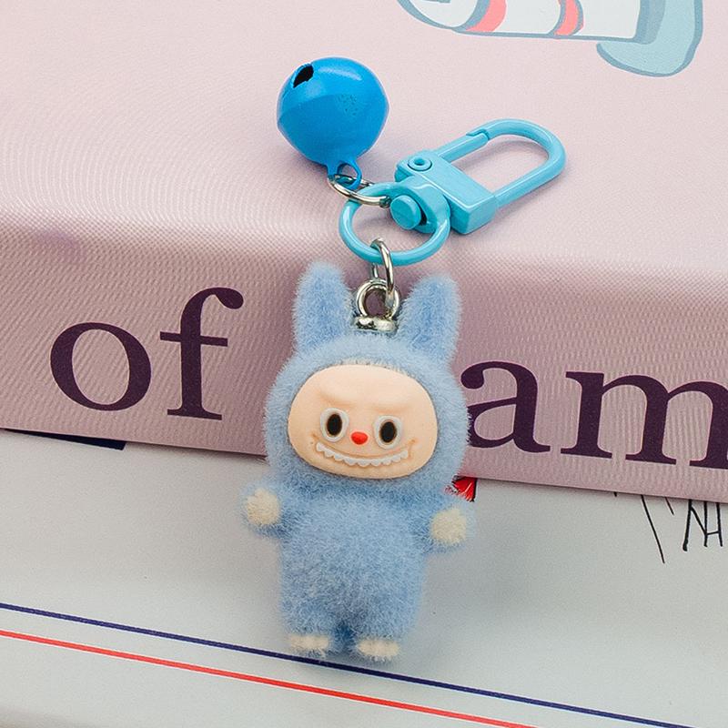 Аниме периферийное устройство Kawaii милый мультфильм Labubu брелок подвеска автомобильный брелок креативный рюкзак украшения аксессуары подарки