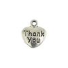 Thank You Heart 50pcs Charms Pendants For Necklace Bracelet Jewelry Diy Making