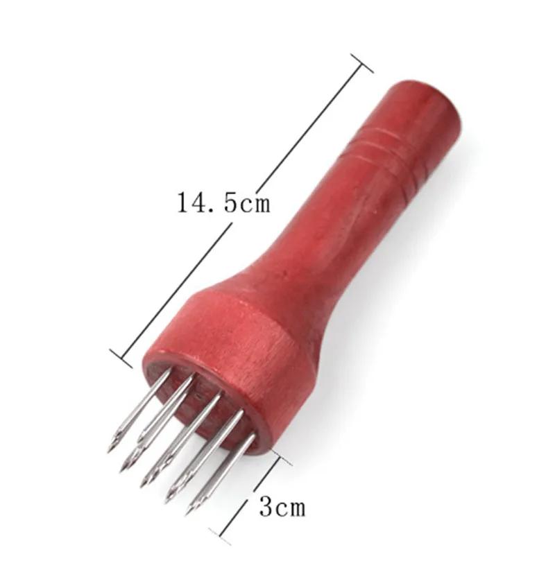 Иглы для мяса из нержавеющей стали с деревянной ручкой, профессиональные иглы для размягчения мяса, для нежного стейка из говядины, кухонные инструменты