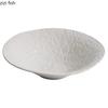 Lunar Textured Ceramic Small Footed Bowl Salad Bowl Spaghetti Bowl Dessert Bowls Deep Bowls Restaurant Creative Tableware