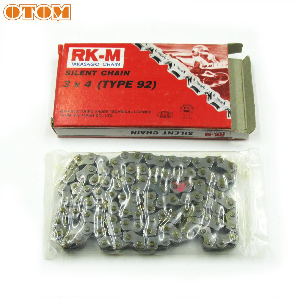 OTOM Motorcycle Timing Chain Silent Cam Chain Tank Chain 3*4-104 Links For ZONGSHEN CB250 CB 250 250cc KAYO LONCIN Spare Parts