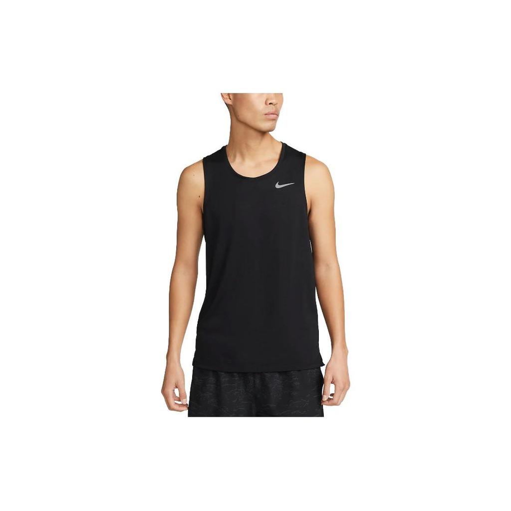 Nike Sleeveless Round Neck Pullover Vest Men Tops Black DV9322-010