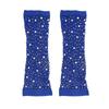 Party Fishnet Sleeves Women Sheer Gloves Elastic Cuffs Dancing Mesh Retro Club Sexy Diamond Long Arm Sleeve Shiny Gloves