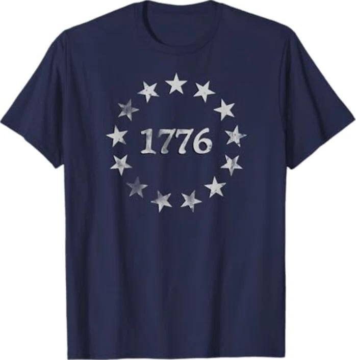 1776 Patriotic Vintage Style USA 4th of July T-Shirt T-Shirt