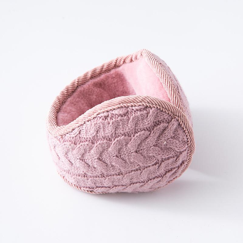 Унисекс теплые трикотажные наушники зимние уличные утеплители утолщенные плюшевые зимние теплые флисовые наушники уличные утеплители велосипедные наушники