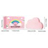 Holiday Gift Set: Cloud-Shaped Bath Fizzies, Rainbow Moisturizing Bubble Bath for Spa, Shower & Hot Tub