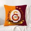 Наволочка с логотипом клуба G-Galatasarays Натуральный лен Органическая ткань Двусторонняя печать Дышащая Идеально для домашнего декора