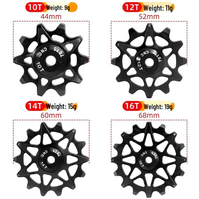 Lishi Aluminum Alloy Bicycle Rear Derailleur Pulley