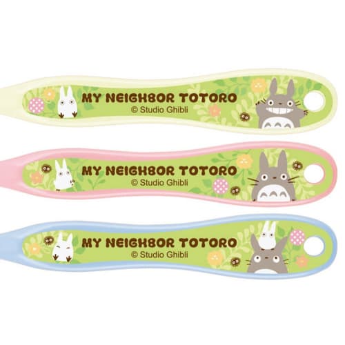 Skater Toothbrush, for Preschoolers, Ages 3-5, Medium Bristles, Set of 3, My Neighbor Totoro Plant Design, TB5T