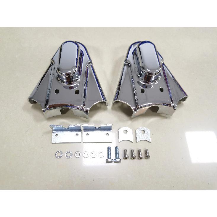 Night Train FXSTB 1998-2005 Heritage Softail 1986-2007 Metal Axle Covers Rear Phantom Swingarm For Harley Motorcycle Chrome