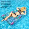 Inflatable Leaf Hole Water Lounger: Single Adult Floating Raft