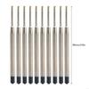 10pcs Universal Standard Style Blue Ink 1MM Medium Nib Ball Point Pen Refills