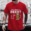Oversized Mens T-shirts Summer Beer Print Tee Shirt Funny Beer Retro Cool Design Street Short Sleeve Top Beer Friday Men Clothes