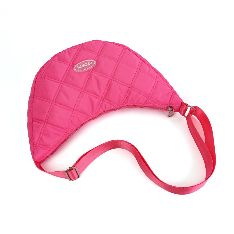 Повседневная женская сумка в клетку, ржавая линия, хлопковая сумка, нейлоновая сумка для пельменей, большая вместимость, сумка через плечо