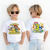Cute Pikachu Pokémon Birthday Printed Tshirt Unisex Kids 214 Years Old Summer Y2K Harajuku Loose Casual Short Sleeve Top