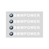 XMXFW1 E46 B3 For BMW 4P/Set Car Door Sticker Scratches Resistant Cover Auto Handle Stickers Emblem For BMW X1 X3 X4 X5 F15 X6 F16 G30