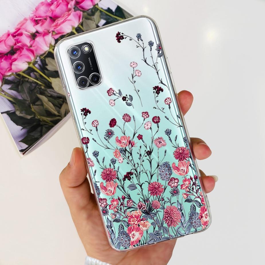 For Oppo A52 A72 A92 Case Cute Fashion Painted Cover Soft Silicone Phone Case For Oppo A92 A 52 72 OppoA52 OppoA72 Fundas Bumper