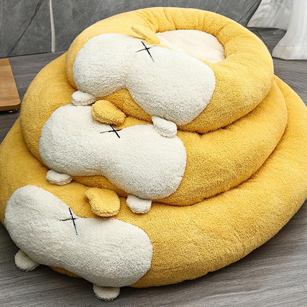 Pet Plush Bed Warm Soft Comfortable Removable Washable Modern Cat Dog Sleeping Bed for Autumn