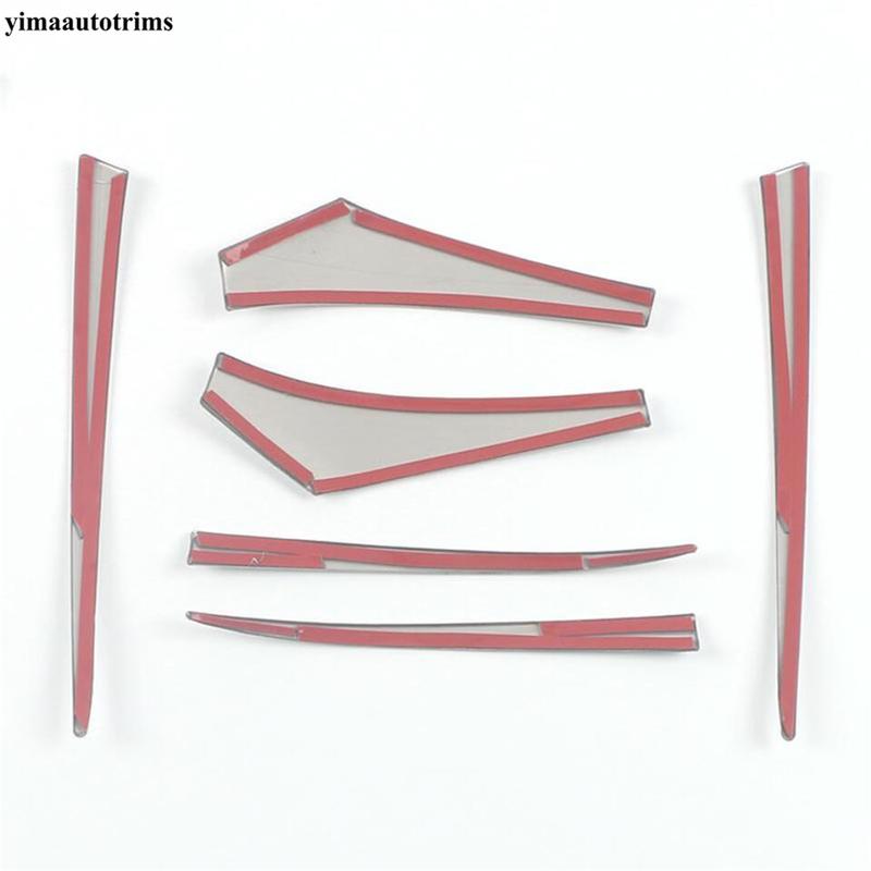 Front Rear Tail Bumper Fog Light Lamp Eyelid Eyebrow Strip Decor Cover Trim For Tesla Model Y - 2024 Accessories Exterior