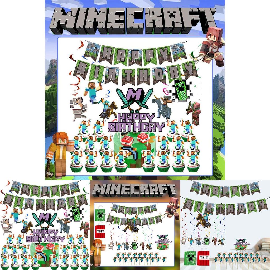 Durable Pixel Wars Party Supplies Set For Exciting Halloween Decorations