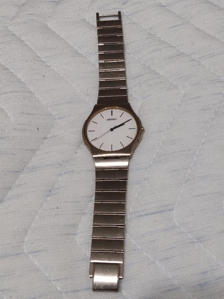 [USED] SEIKO Analog Watch White/Gold